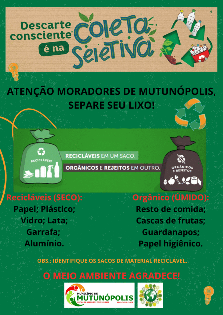 OBS.-IDENTIFIQUE-OS-SACOS-DE-MATERIAL-RECICLAVEL-724x1024 Prefeitura de Mutunópolis reforça importância da coleta seletiva e chama população para colaborar
